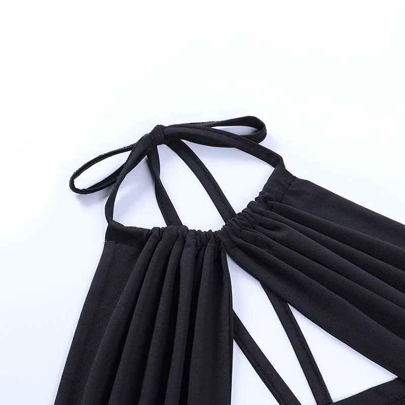 

Halter Camis Sexy Camisole Women Corset Bandage Hollow Out Sleeveless Backless Crop Top Fashion Casual Women's Tops