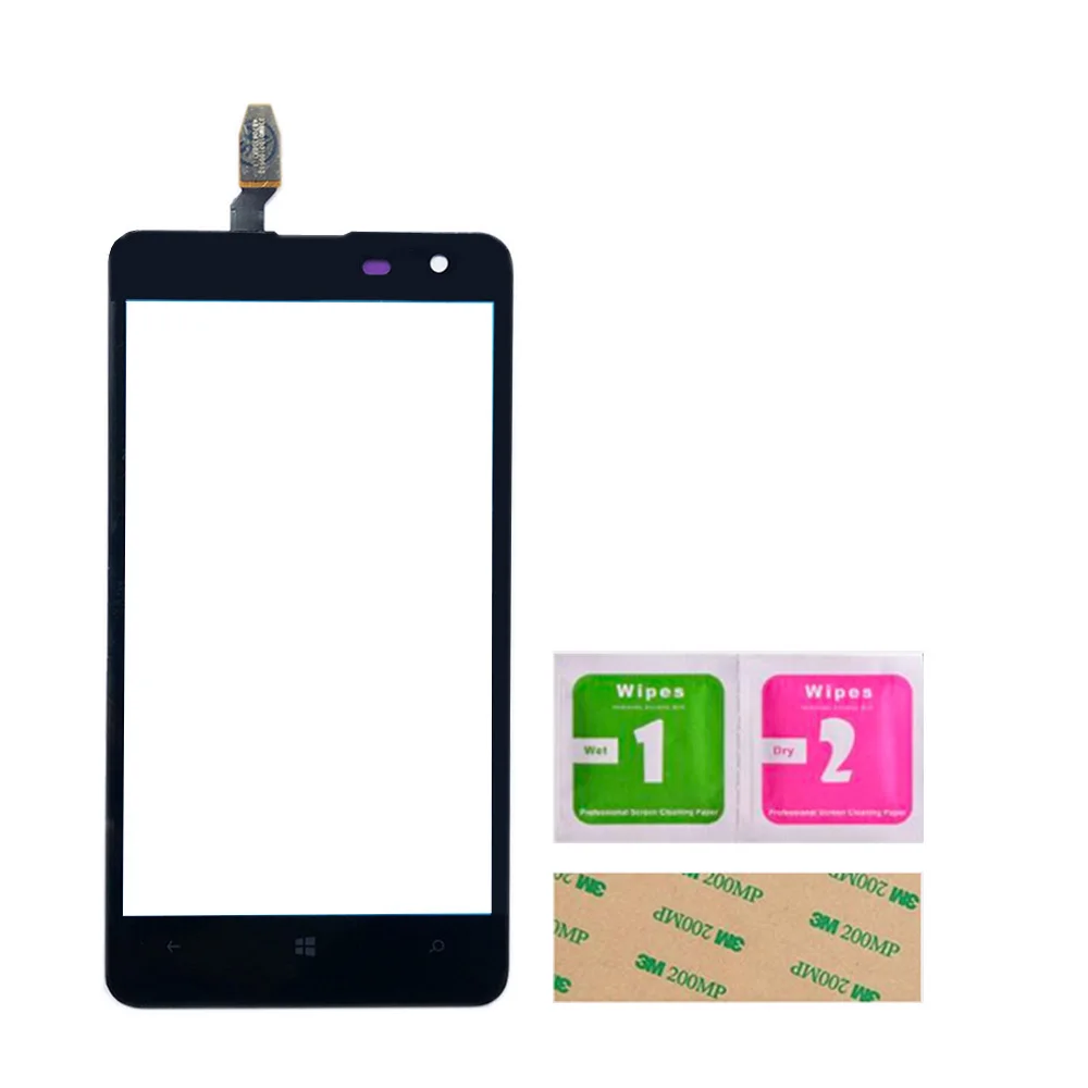 Стекло сенсорного экрана для Nokia Lumia 625 N625 RM-941 Сенсорное стекло Переднее