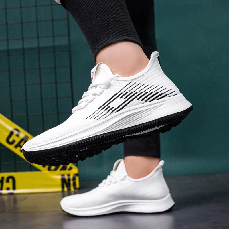 Мужские летние кроссовки дышащая повседневная обувь для тренировок 2020 |