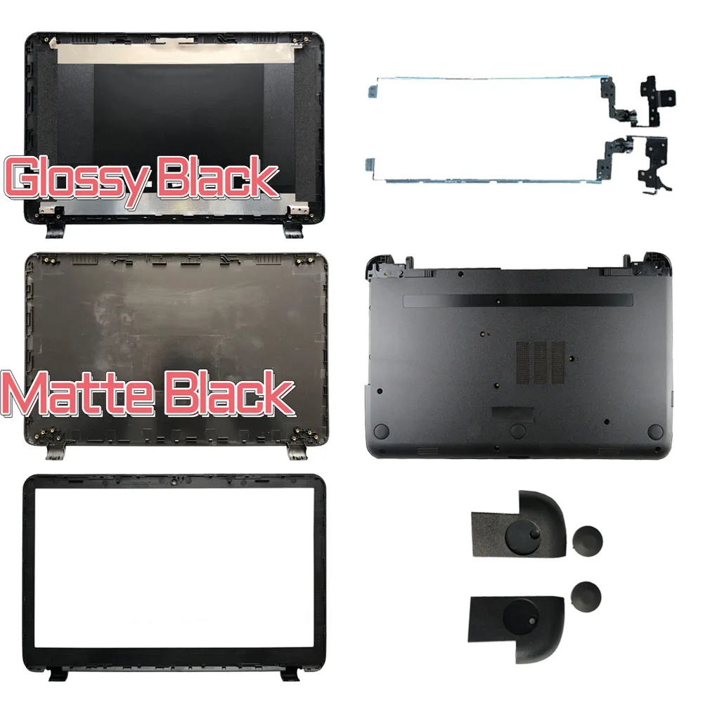 

New For HP 15-G 15-R 15-H 250 G3 255 G3 Laptop LCD TOP Back Cover/LCD Front Bezel Cover/Bottom Base Case/Screen Hinges/Foot Pad
