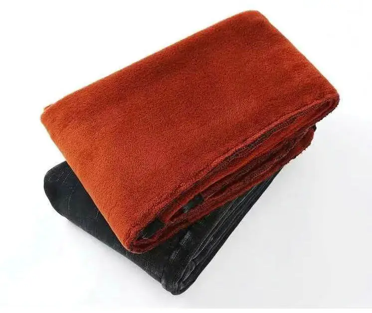 Джинсы для девочек из плотного бархата с длинными брюками осень-зима леггинсы