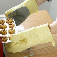 household gloves baking oven anti scalding silicone gloves potholder kitchen silicone gloves tray dish bowl holder oven gloves