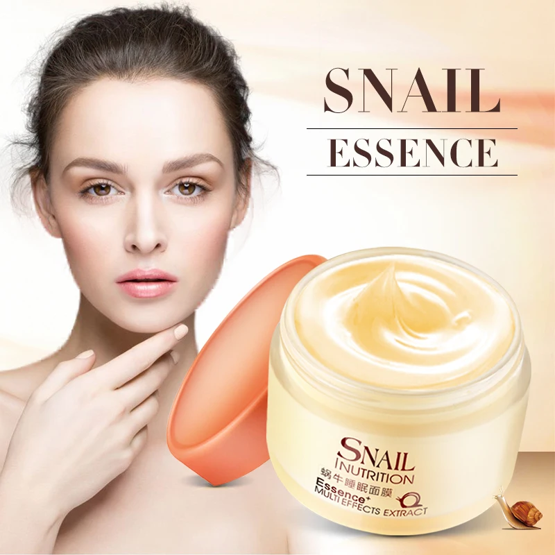 

LAIKOU Snail Sleeping Mask Korean Cosmetics Face Treatment Moisturizing Eyes Nourish Oil control Whitening Night Cream