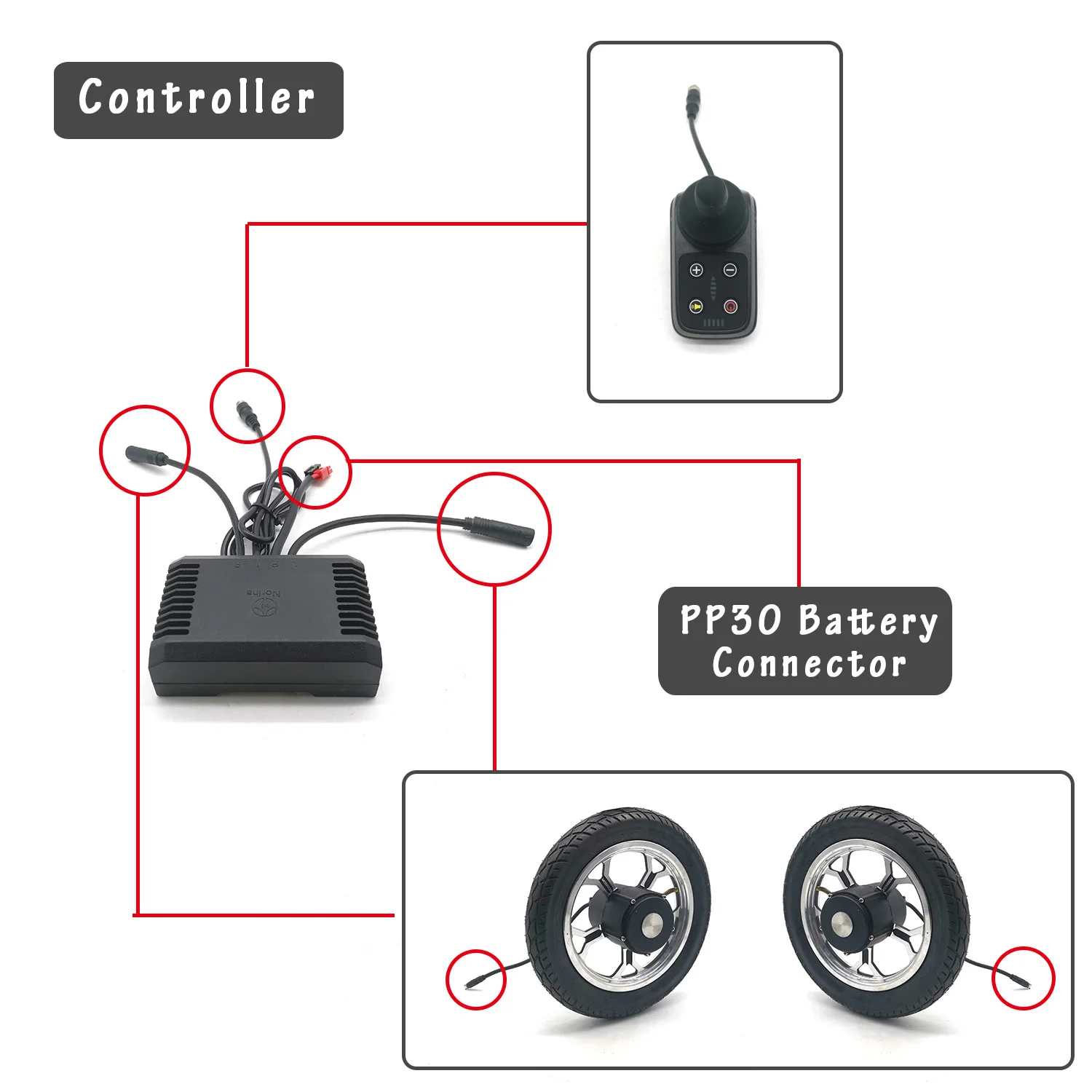 Okfeet электрическая инвалидная коляска конверсионный комплект без батареи