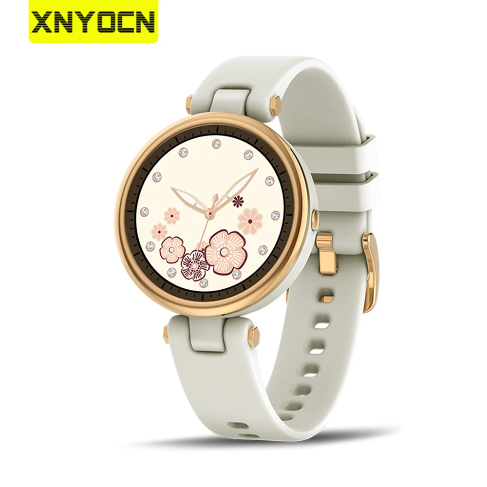 

Xnyocn QR01 Women's Wrist Watch 2021 New Touch Screen Sports Smart Watch Blood Pressure Heart Rate Monitoring Women SmartWatch