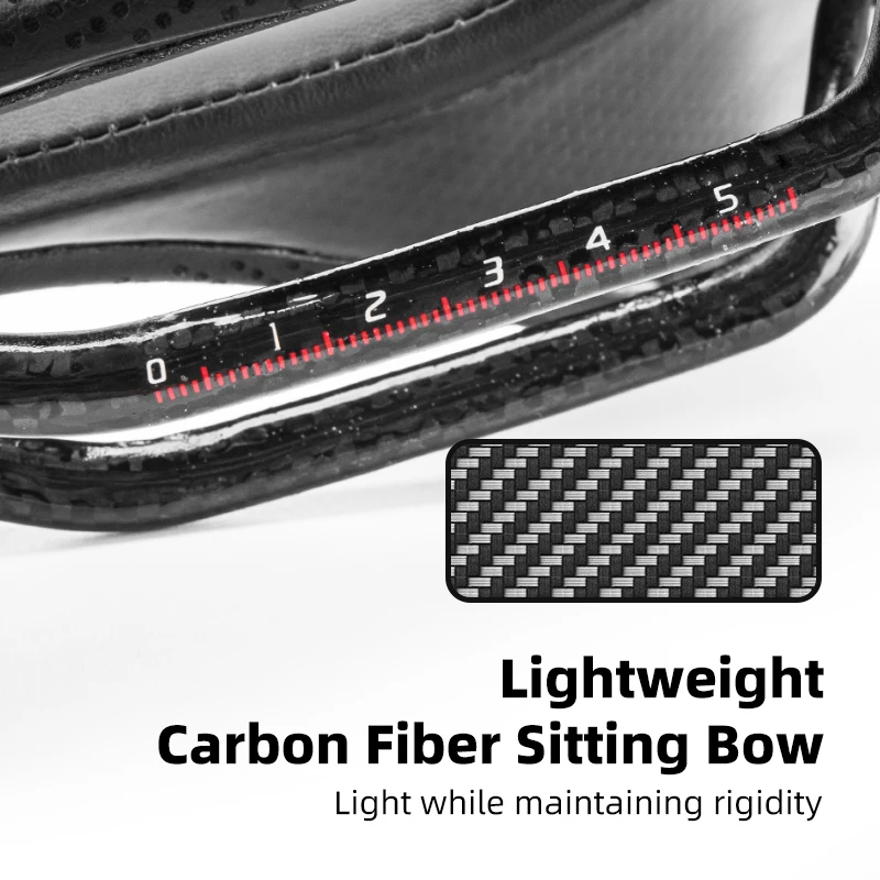 Велосипедное седло ROCKBROS ультралегкое дышащее удобное гоночное из углеродного