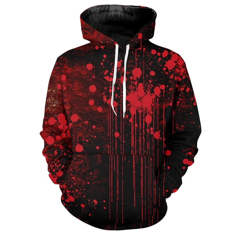 

Cloudstyle Autumn Mens Hoodie 3D Printed Halloween Style Full Hooded Sweatshirt Long Sleeve Pullover Streetwear Polyester Hoody
