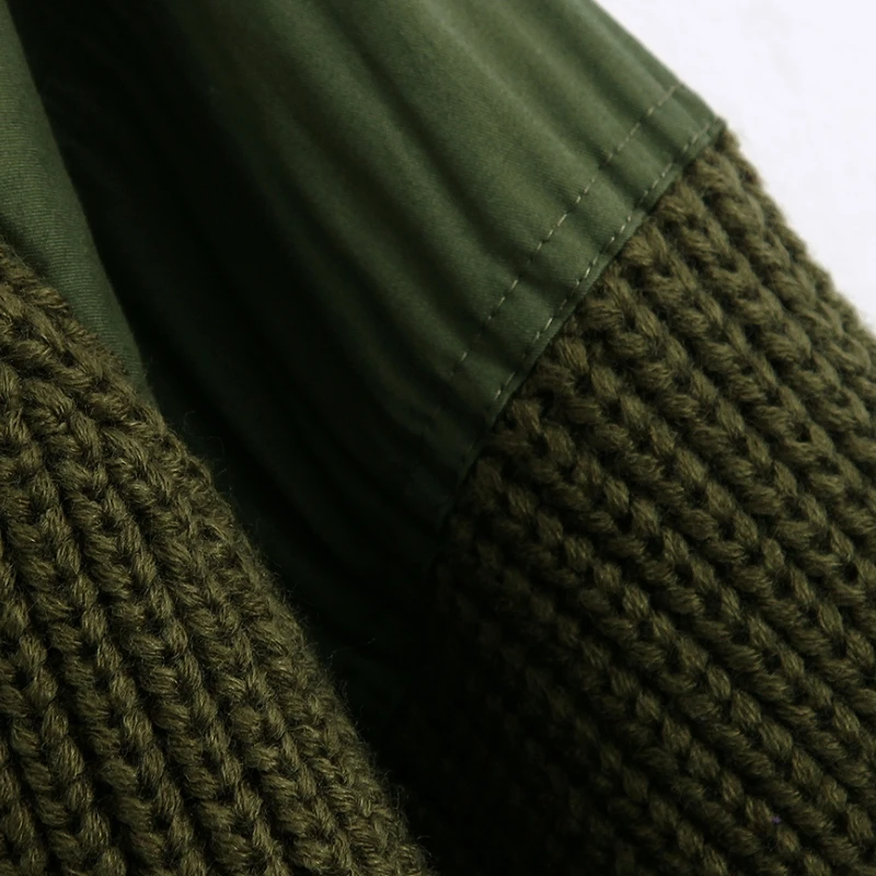 2020 New women fashion patchwork knitting sweater female zipper decoration casual pullover spring chic brand leisure tops S248 | Женская