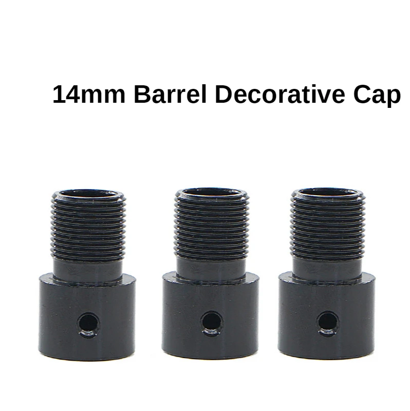 

AKA14 Reverse Tooth Adapter 14mm Barrel Decorative Cap Aka Metal Adapter 870 Water Bomb Modification Accessories