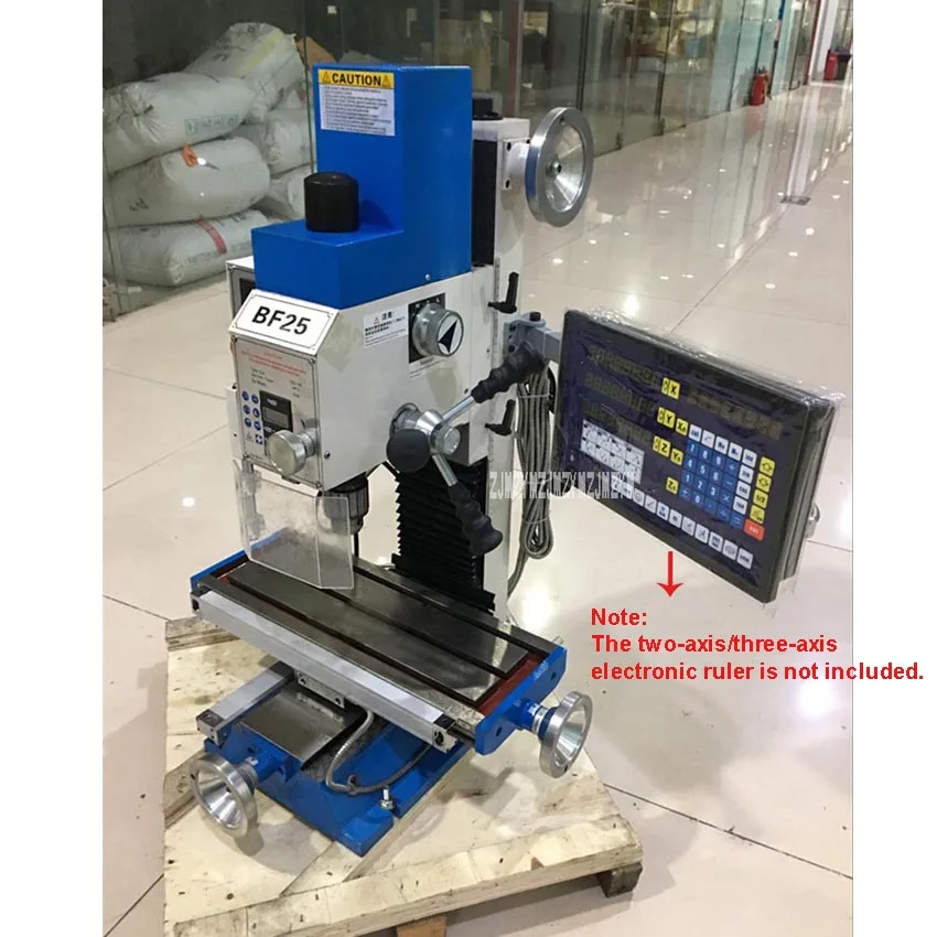 BF25 Drilling Milling Machine Small Industrial Metal Bench Drill Vertical And 220V 1000W MT3 (500x180mm) | Инструменты