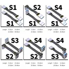 Кабель USB 3,0 плоский USB удлинитель мужской и женский кабель для передачи данных правый угол USB3.0 удлинитель шнур для ПК ТВ USB удлинитель