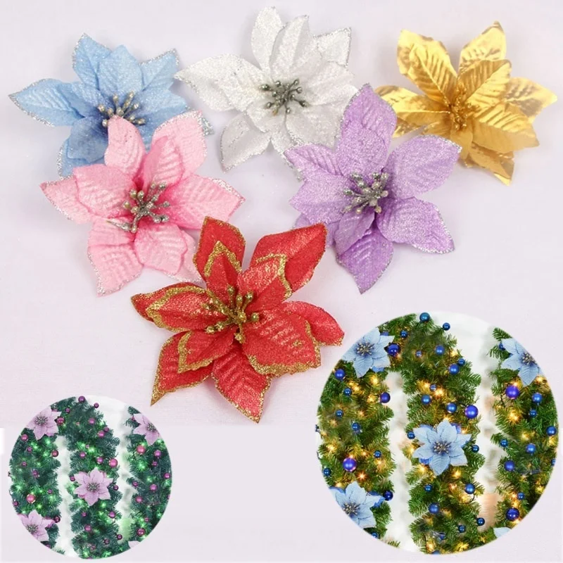 5 шт. искусственный цветок свадьба Вечеринка карнавал клуб шелковые розы голова