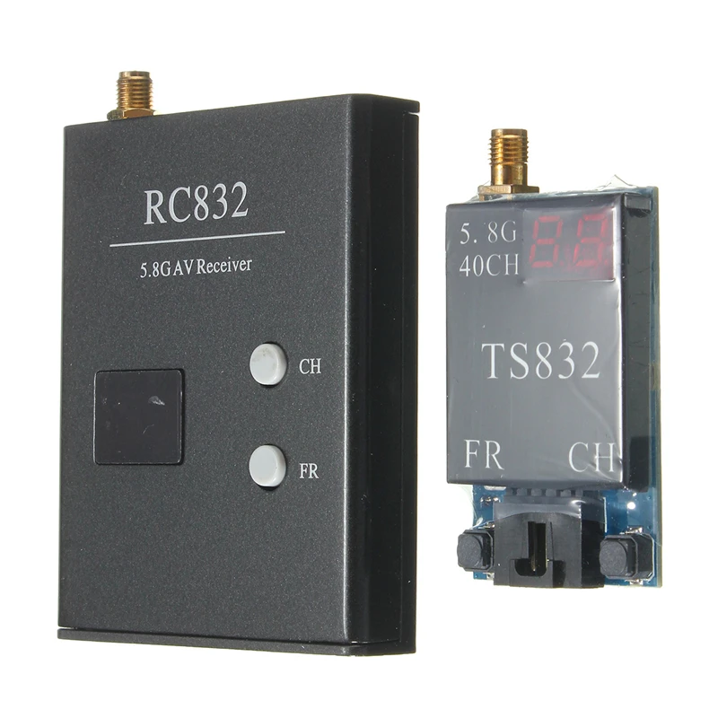 аудио видео приемник rc832 58g 600mw 48ch 58g ts832 ts5823