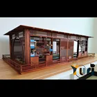 Неразобранный игровой кукольный домик Wei Wuxian Wangji, Неокрашенная модель сцены, подходит для куклы OB11 112 BJD, игрушка сделай сам, бесцветный материал, упаковка C