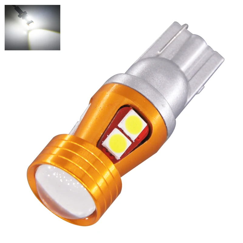 

10PCS CANBUS T10 8 LED W5W High Power 3030 501 Car Auto Turn Side License Plate Light Marker Lamp Bulb DC9-30V IC
