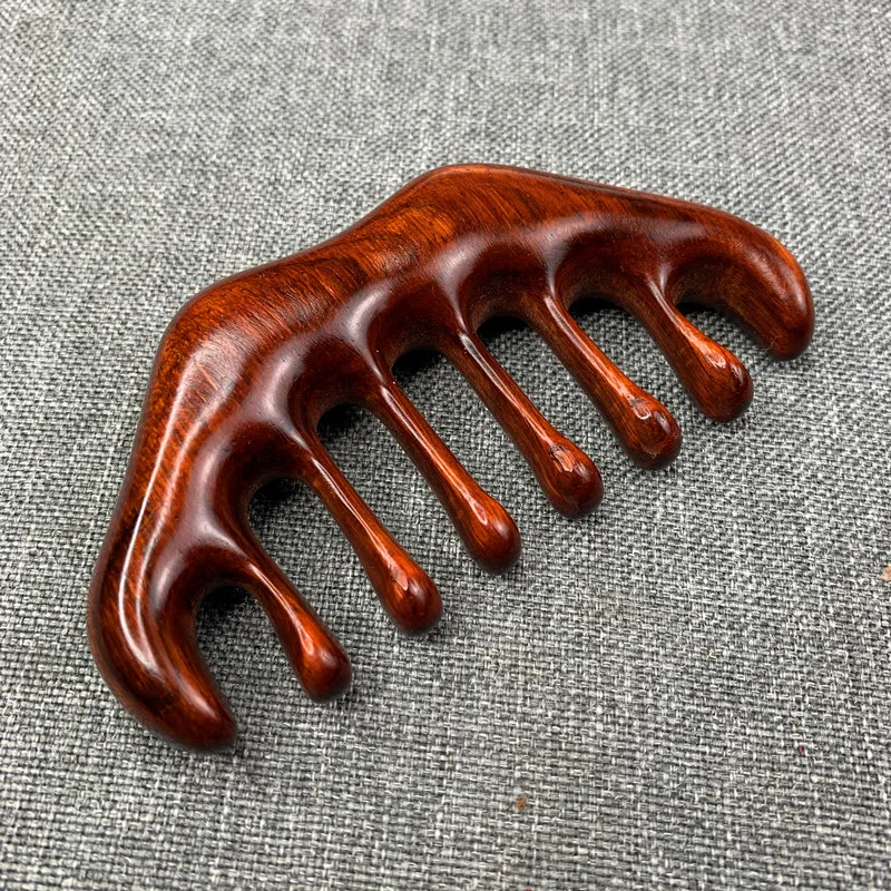 Деревянный массажер для головы меридиан массажная расческа стимуляция