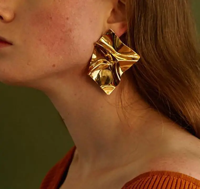 

Irregular Alloy Earrings for Women Statement Earrings Fashion Geometric Earrings for Wedding Jewelry Gift Wholesale