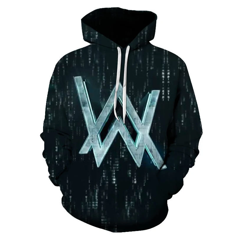

2021 new Hoodies New Casual Boy's Sweater 3D Printed Long-Sleeved Alan Walker Tee Fashion Children's Pullover