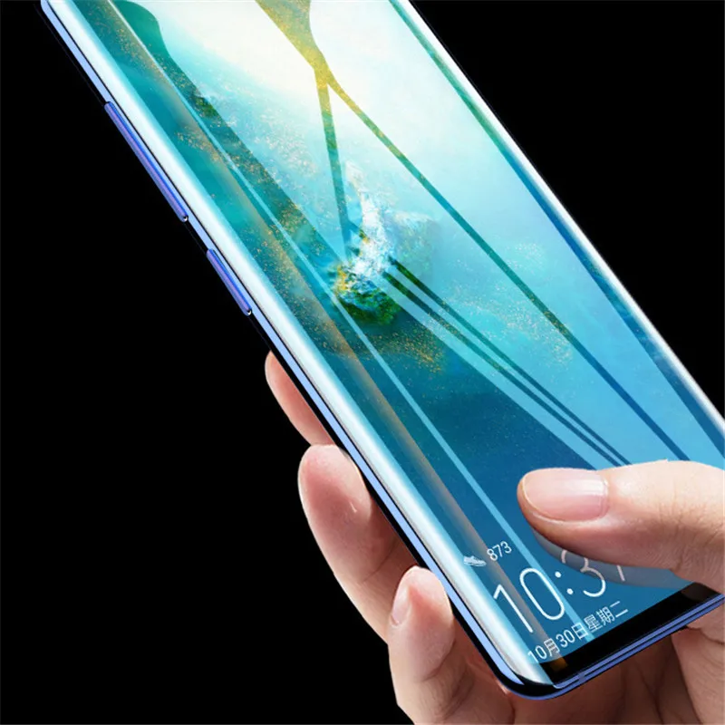 

9D Curved Tempered Glass Film For Samsung S21 S20 Heat Bending Protective Film For Samsung Note 20 Note 8 Note 9 10 S8 S9 S10