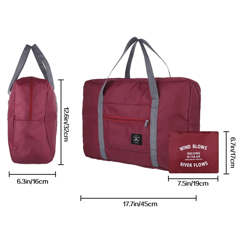 

1 PC Nylon Travel Bag Foldable Waterproof Large Capacity Bag Luggage Women Men Handbags Travel Bags Dropship New Arrival