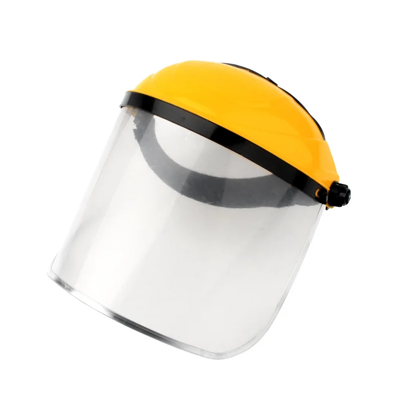 

Transparent Protective Mask Clear Safety Grinding Face Shield Screen Mask Anti-UV Safety New Arrive Hot Sale