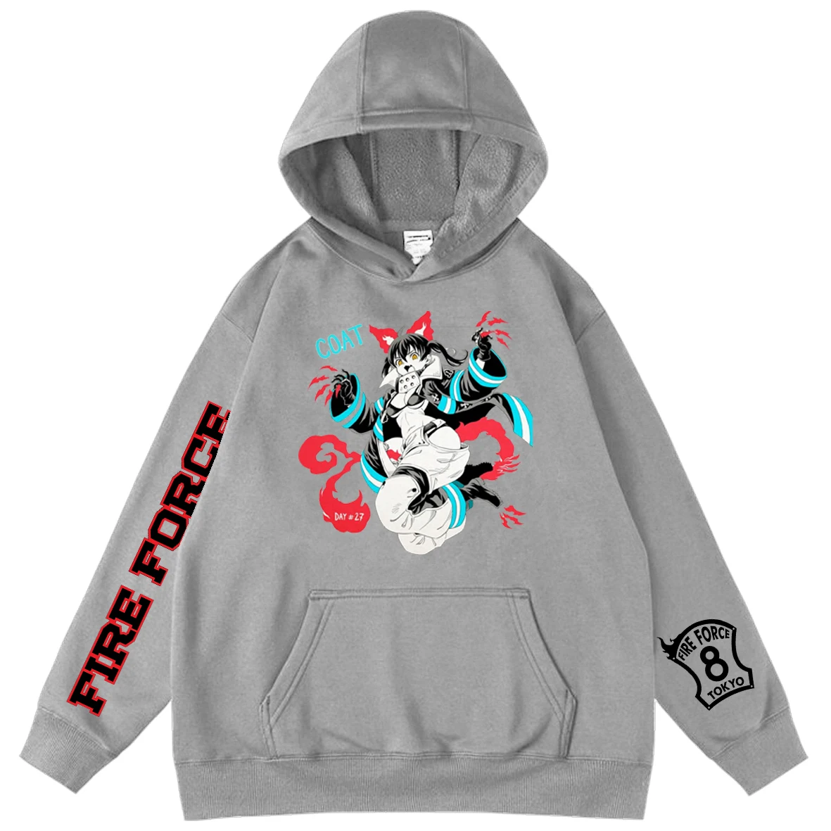 

Fire Forcehot Cartoon Mens Sweatshirts Hoodies New Style Loose Hooded Anime Oversized Hoodie S-4XL Manga Hoodie Pullover Funny