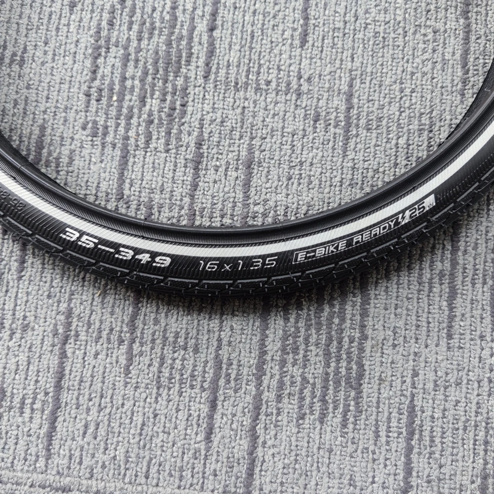 Schwalbe 16 inch MARATHON PLUS Bicycle Tire 35-349 16*1.35 Road Bike Anti-puncture Tire for Small Wheel Bicycle Tire Parts