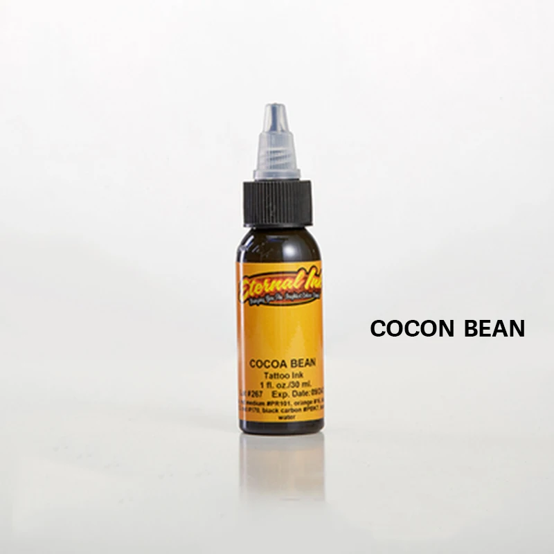 cocon bean Перманентная Татуировка чернила пигмент тату краска tinta Татуировка pigmento вечные чернила tinta tatuaje татуировка цвет encre татуировка - Цвет: cocon bean