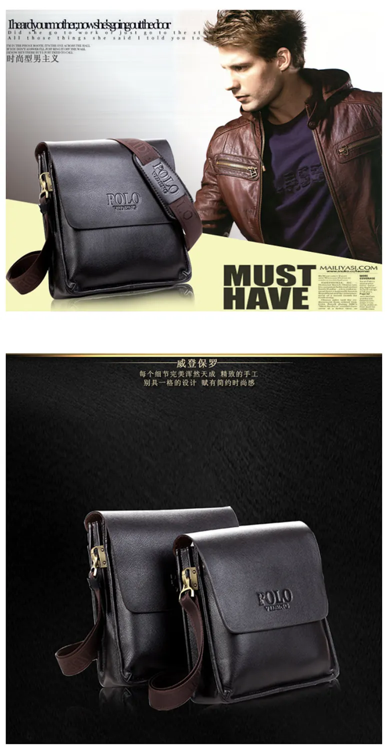 

Messenger Bag Men Luxury Leather Shoulder Bag for Men Purses and Handbags Large Capacity Brand Business Casual Crossbody Bags