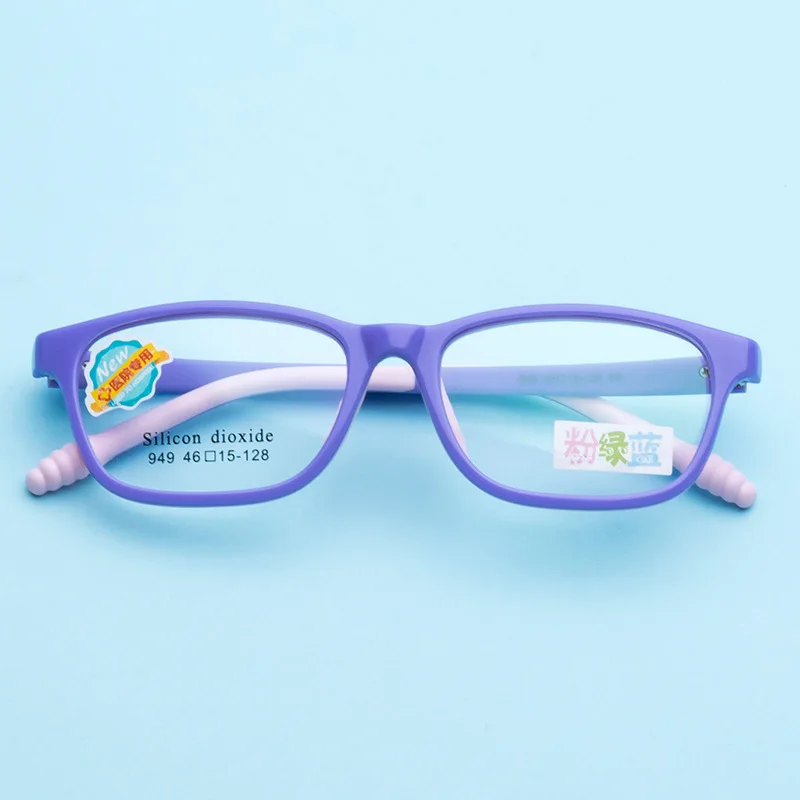 Очки детские с мягкой силиконовой оправой для мальчиков и девочек студентов