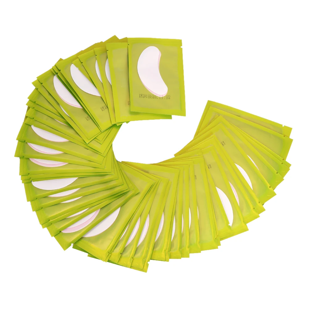 Гидрогелевый патч для наращивания ресниц наклейка под глаза без ворса