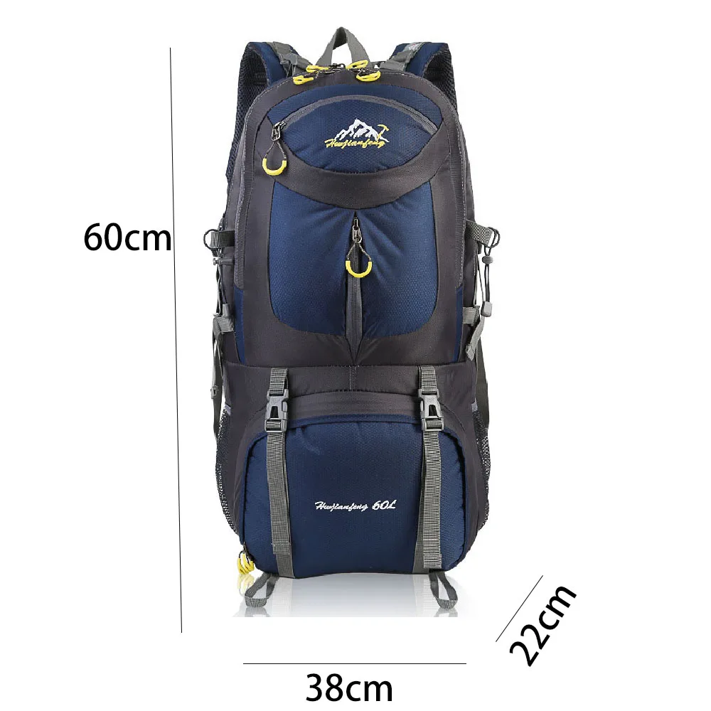 60L рюкзак для спорта на открытом воздухе водонепроницаемые сумки мужчин
