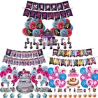 1 комплект пятница Funki ночное воздушные шары с днем рождения баннер торт топпера, забавные вечерние аксессуары для взрослых и детей караоке РЕЛЭКС время Globos