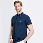 Рубашка-поло Dudalinas мужская с коротким рукавом, повседневная и деловая, брендовая полосатая с вышивкой, лето 2021