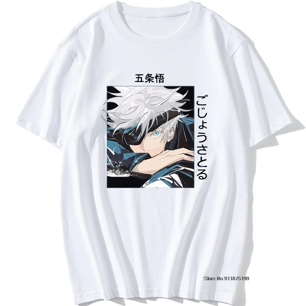 

Anime Jujutsu Kaisen Mens Clothes Hip Hop Sweat Breathable Clothing Brand T-Shirts Printing Crewneck Casual Harajuku T-Shirts