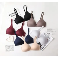 seamless bras for women push up bras no wire brassiere a b cup underwear sexy bra three quarters34 cup lingerie