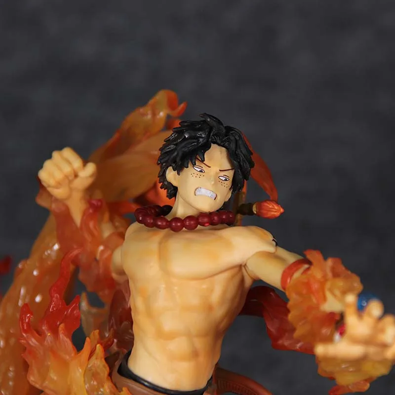 Экшн-фигурка Аниме One Piece Ace Fire Fist из ПВХ коллекционная Статуэтка для 15-летнего