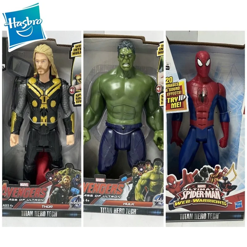 

Фигурки героев Марвел Hasbro, 30 см, Тор, Халк, Человек-паук