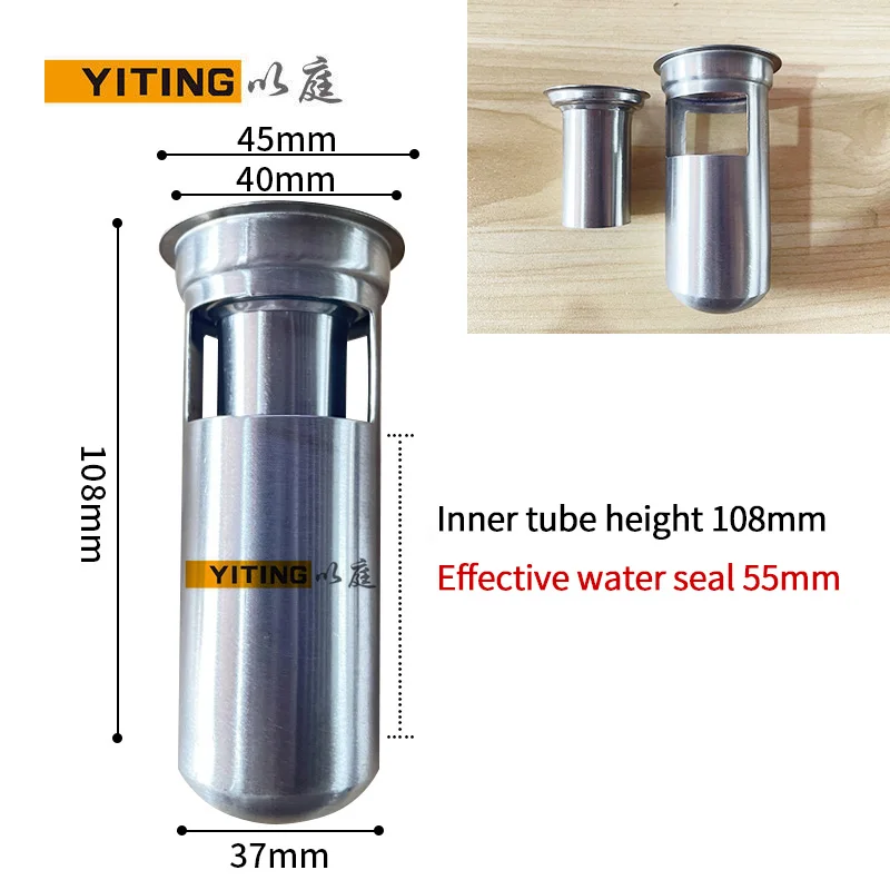 304 дезодорант из нержавеющей стали для слива пола без запаха сердечник ванной