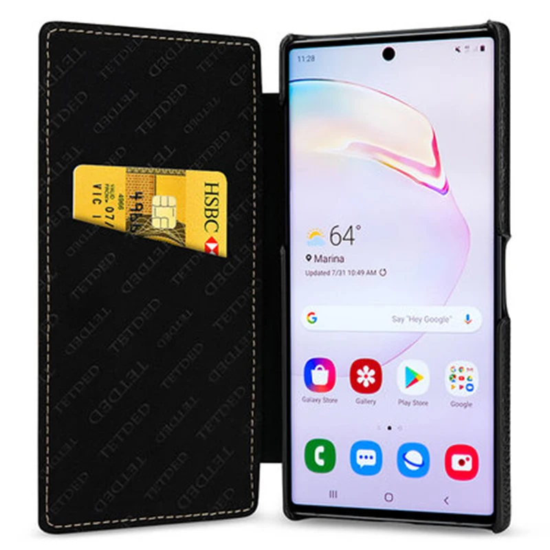 Для samsung Galaxy Note 10 Plus чехол-кошелек с отделениями для карт для samsung Galaxy Note10 Note 10 Fundas кожаный флип-чехол