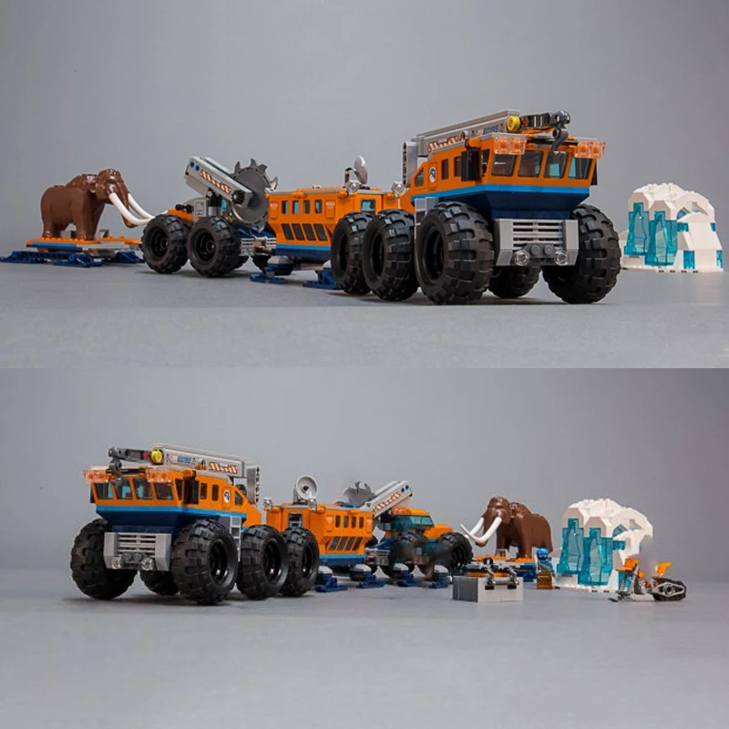 Семейная серия Арктическая Мобильная Разведочная база модель строительные