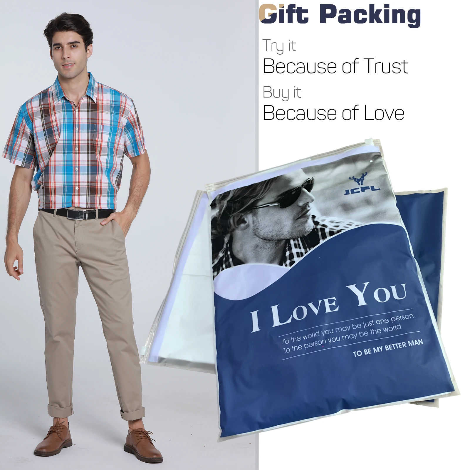 

100% Cotton New Brand Plaid Shirts Casual Short Sleeve Turn-Down Collar Men Shirt Simple Tees Summer Clothing