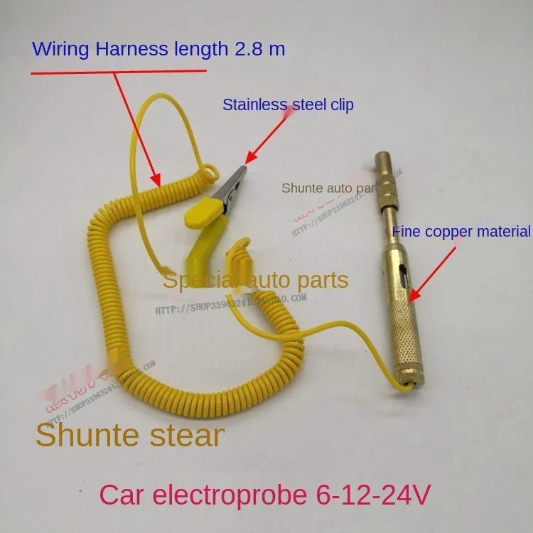 Auto Electric Pen Vehicle Test Pencil Lamp Circuit Overhaul Measuring Line Tool DC... |