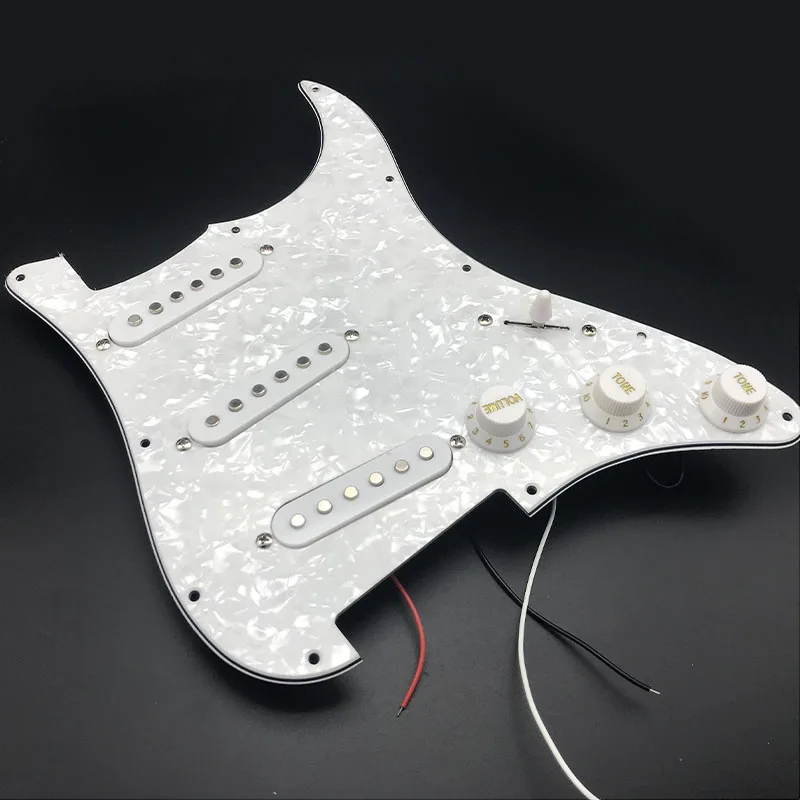 Электрическая гитара с одной катушкой Pickguard загруженные предварительно
