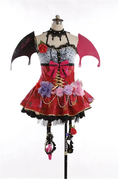 

Love live Nozomi Tojo Little Devil Awaken Cosplay Costume demon Dress Halloween dress for women A