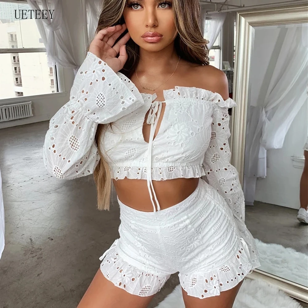 

Womens Sexy tshirt Lace Crop Top Off Shoulder Strapless T Shirt Elegant Dames Ladies Tee Shirt Femme Party Club Tee Streetwear