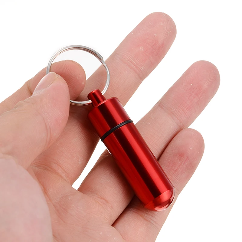 Водонепроницаемая алюминиевая коробка для таблеток чехол-коробка контейнер