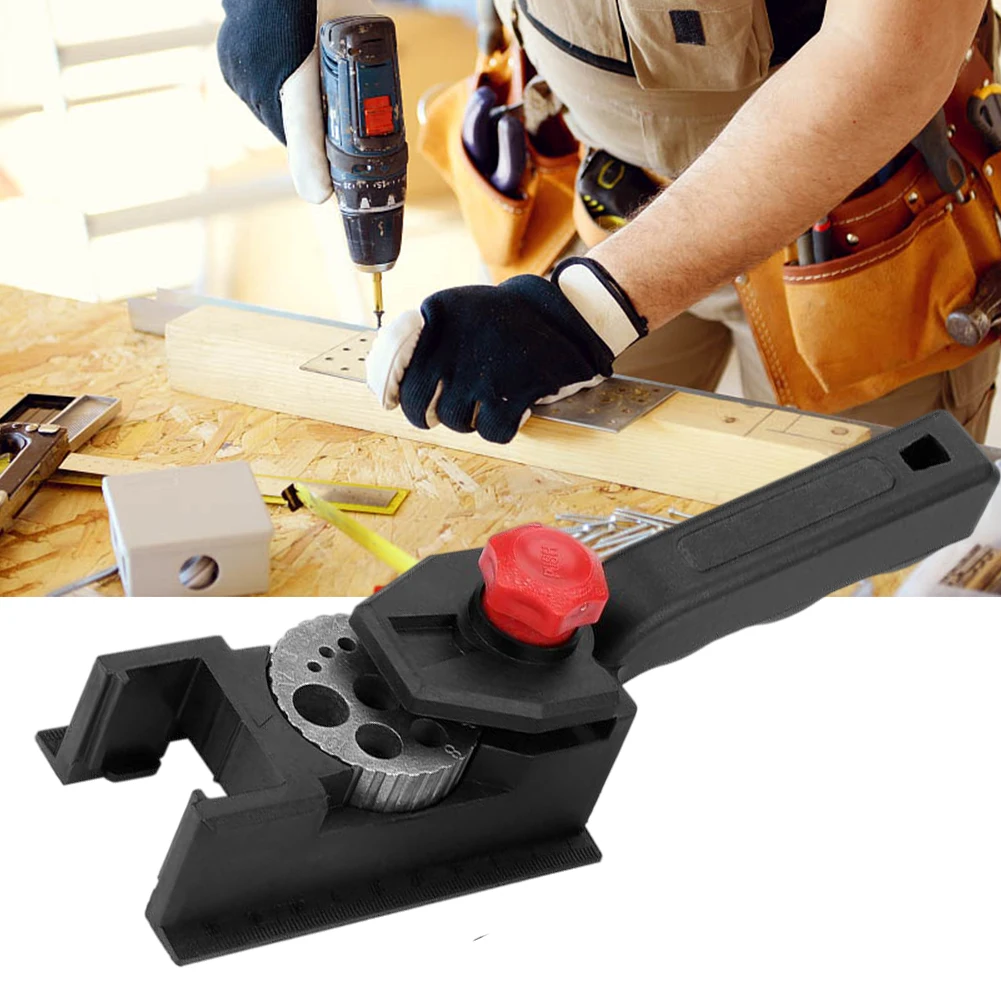 

Woodworking Locator Pocket Hole Cutter Drill 38pcs DIY Guide Wood Tenon Set Woodworking Limit Clamp Plastic Parts