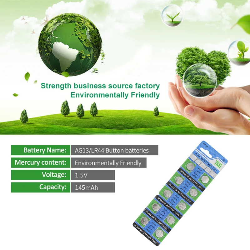 PHOMAX AG13 20 шт./упак. электронное оборудование Кнопочная батарея LR44 SR44 SR47 SG13 AG 13 1 55 V