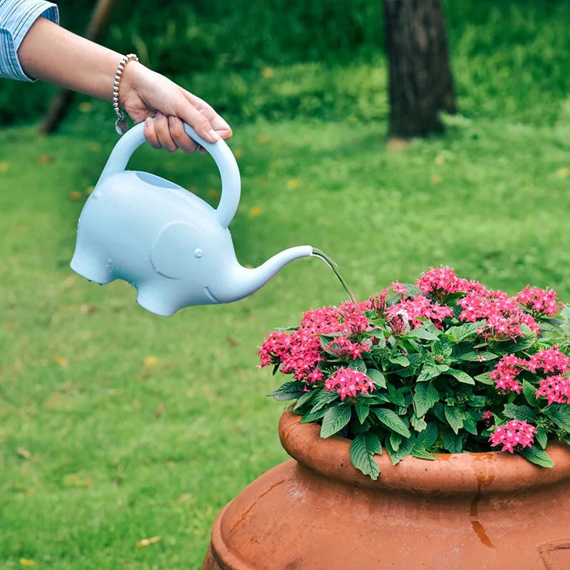

Gardening Small Watering Can Watering Can Watering Pot Succulents Plastic Watering Can Household Cartoon Elephant Watering Can